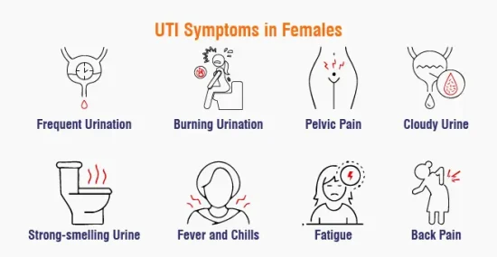 Symptoms of UTI